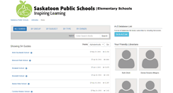Desktop Screenshot of elementarylibguides.spsd.sk.ca